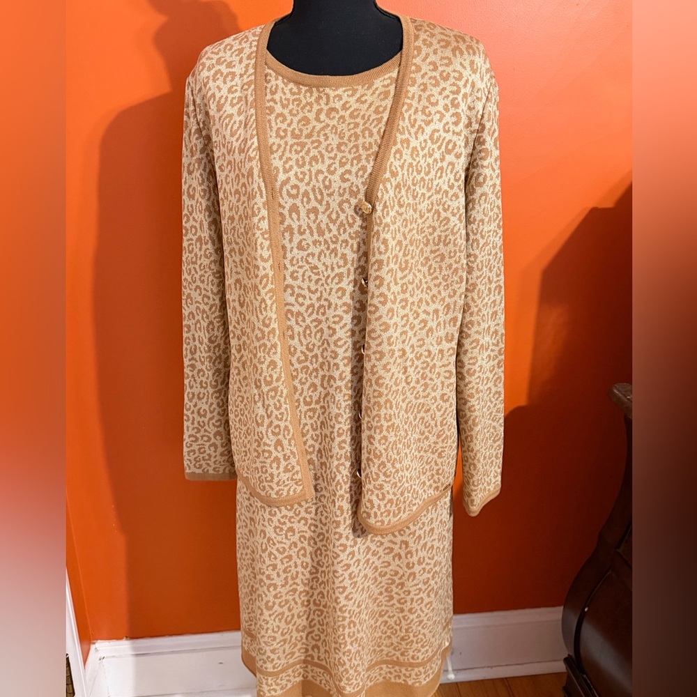 St. John Sport by Marie Gray dress and jacket set suit